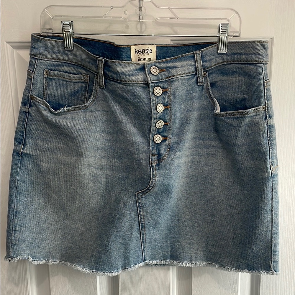 Kensie Blue Denim Skirt